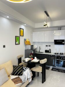 Meteor Garden 1 Bedroom Apartments Furnished for rent in Kilimani 
